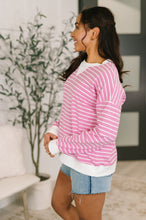 Load image into Gallery viewer, Almost Therapeutic Drop Shoulder Pullover in Candy Pink
