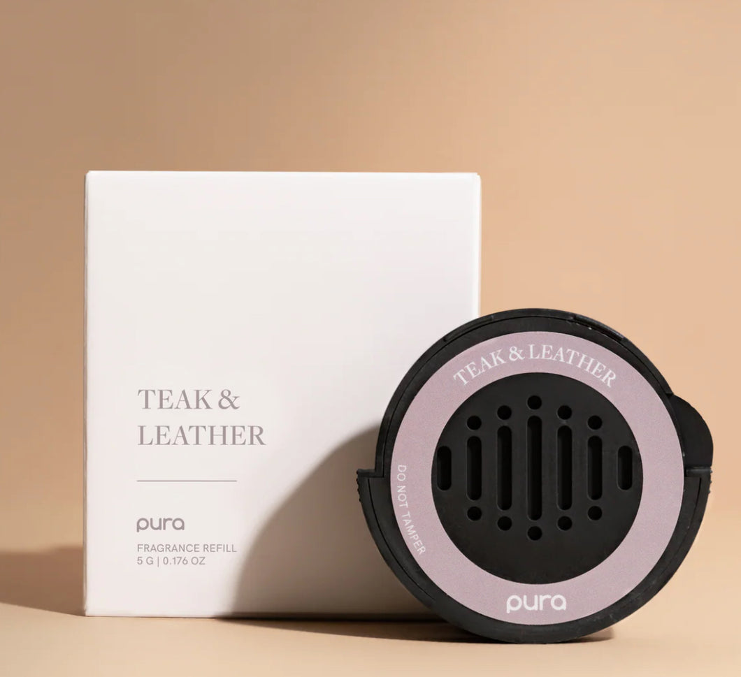 Teak And Leather Car scent