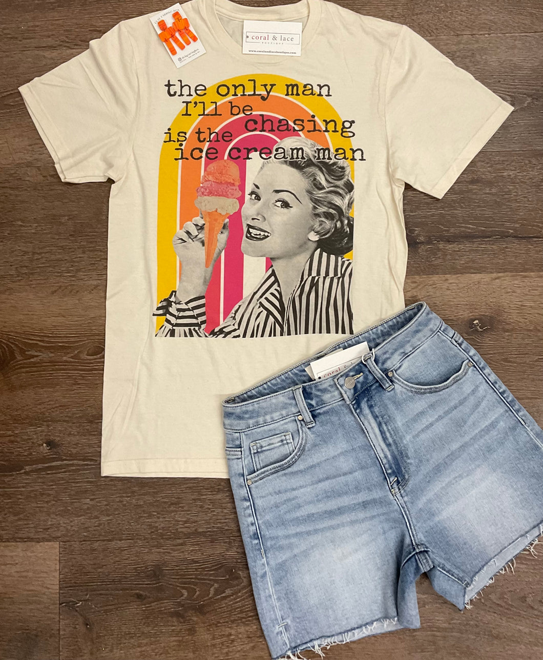 “The Only Man I’ll Be Chasing Is The Ice Cream Man Graphic Tee