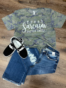 Sarcasm Served Graphic T-Shirt