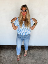 Load image into Gallery viewer, PREORDER: Essie Floral Smocked Top
