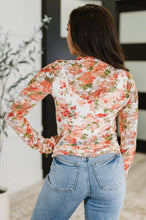 Load image into Gallery viewer, Barely Behaving Floral Print Layering Top in Coral
