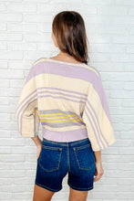 Load image into Gallery viewer, Barely Justified Striped Dolman Sleeve Top

