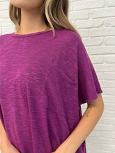 Load image into Gallery viewer, Basically Flowing Dolman Sleeve Top in Lt Plum
