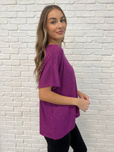 Load image into Gallery viewer, Basically Flowing Dolman Sleeve Top in Lt Plum
