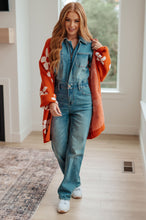 Load image into Gallery viewer, Enough Anyways Floral Cardigan in Burnt Orange
