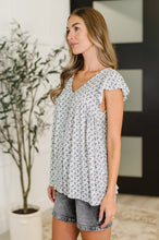 Load image into Gallery viewer, Bloom Service V-Neck Blouse in Ivory
