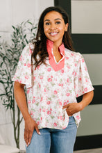 Load image into Gallery viewer, Blooming Season Split Neck Floral Blouse
