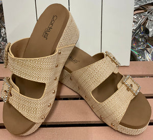 Main Squeeze Raffia Wedge