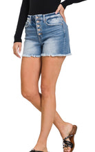 Load image into Gallery viewer, Jamie Button Fly Denim Shorts
