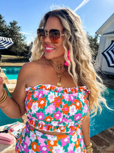 Load image into Gallery viewer, PREORDER: Amalfi Blooms Swim Set
