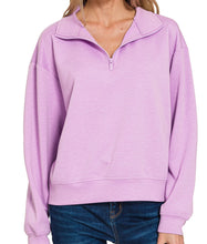 Load image into Gallery viewer, SCUBA HALF ZIP PULLOVER SWEATSHIRTS
