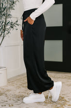 Load image into Gallery viewer, City Ease Wide Leg Bottoms in Black
