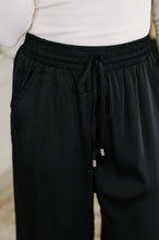 Load image into Gallery viewer, City Ease Wide Leg Bottoms in Black
