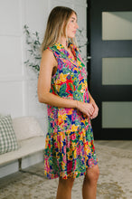 Load image into Gallery viewer, Coral Sands Collared Tank Dress in Floral Paisley
