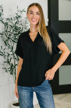 Load image into Gallery viewer, PREORDER: Crinkle Wove V-Neck Blouse in Four Colors
