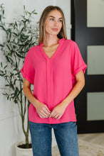 Load image into Gallery viewer, PREORDER: Crinkle Wove V-Neck Blouse in Four Colors
