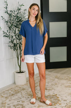 Load image into Gallery viewer, PREORDER: Crinkle Wove V-Neck Blouse in Four Colors

