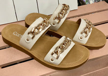 Load image into Gallery viewer, Seeing Double Ivory Sandal
