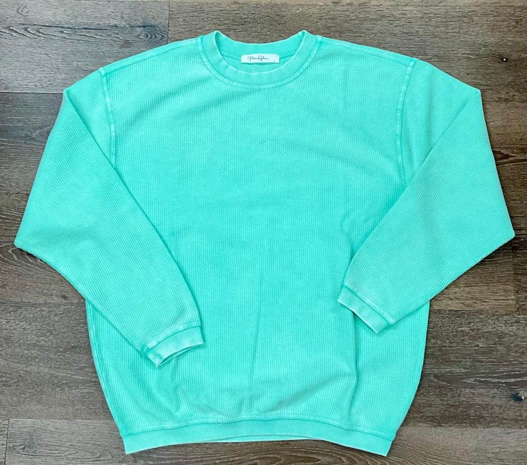 Essential Luxe Corded Crew