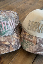 Load image into Gallery viewer, PREORDER: Yeehaw &amp; Howdy Camo Hat
