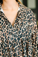 Load image into Gallery viewer, Darlin' If You Don't Mind Babydoll Leopard Print Dress
