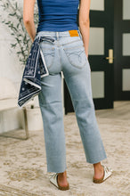 Load image into Gallery viewer, Dawn Mid Rise Ankle Straight w Bandana Loop
