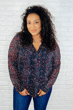 Load image into Gallery viewer, Doing the Most Polka Dot Blouse
