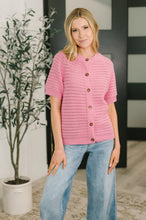 Load image into Gallery viewer, Dreaming All Day Sweater Knit Button Down
