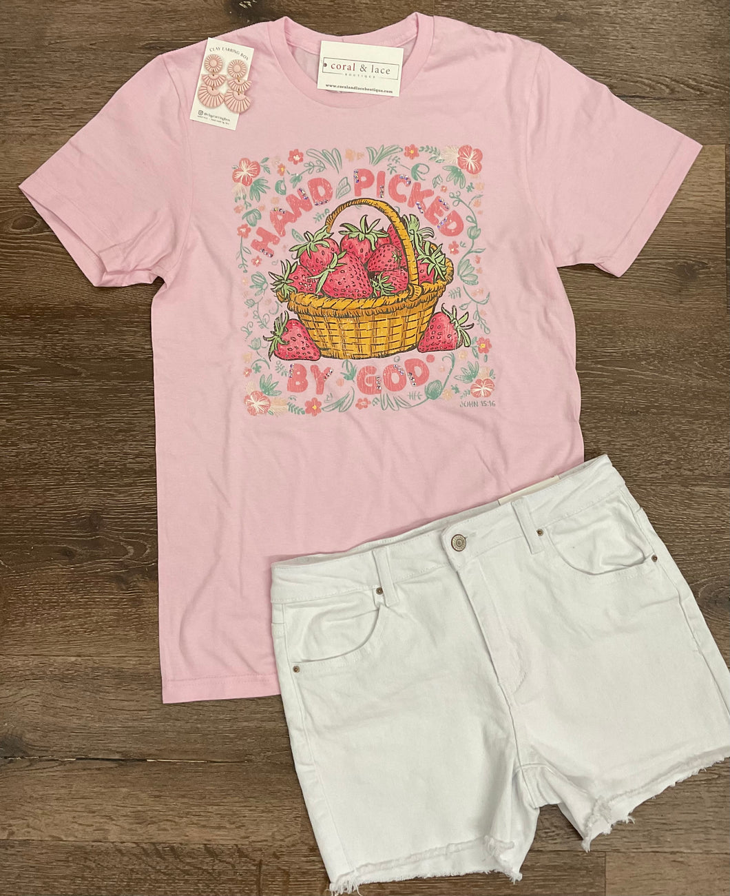 “Hand Picked By God” Graphic Tee