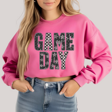 Load image into Gallery viewer, Edgy Gameday in Pink Sweatshirt
