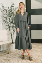 Load image into Gallery viewer, Every Single Touch V-Neck Tiered Dress
