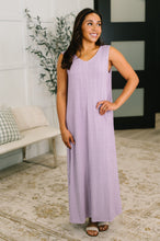 Load image into Gallery viewer, Everything She Wants Sleeveless Maxi Dress in Lavender

