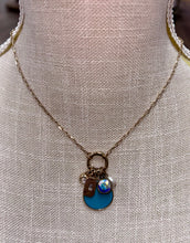 Load image into Gallery viewer, Turquoise Skies Charm Necklace
