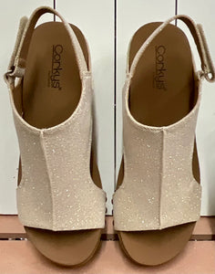 Volta Gold Shimmer Wedge