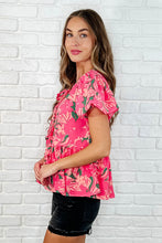 Load image into Gallery viewer, Floral Fling Puff Sleeve Blouse
