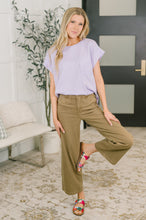 Load image into Gallery viewer, Foundation First Waffle Knit Relaxed Tee in Lilac
