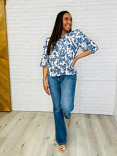 Load image into Gallery viewer, Frill Me With Sunshine in Ivory and Navy
