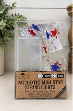 Load image into Gallery viewer, Stars &amp; Stripes Battery Operated Twinkle Lights
