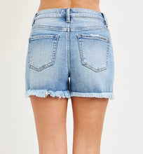 Load image into Gallery viewer, Bristol High Rise Distressed Step Hem Shorts
