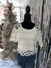 Load image into Gallery viewer, Chasing You Crocheted Crop Top
