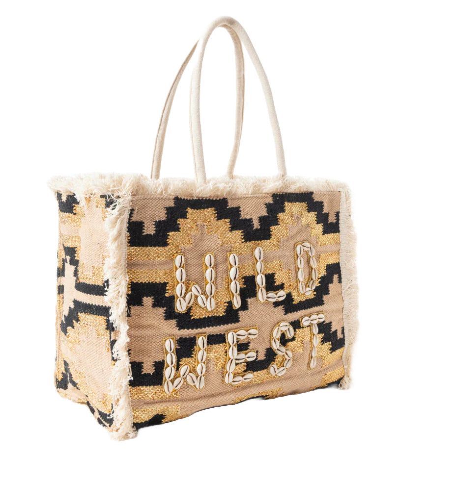 Wild West Sandstone Tote Bag