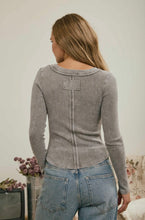 Load image into Gallery viewer, Washed Away Henley
