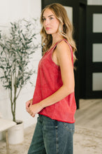 Load image into Gallery viewer, Get it Right V-Neck Mineral Wash Tank

