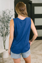Load image into Gallery viewer, Getting Good V-Neck Tank in Navy
