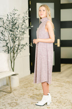Load image into Gallery viewer, Glam Dress and Cardigan Set in Wine
