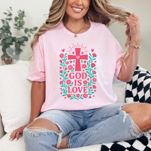 Load image into Gallery viewer, God Is Love Graphic Tee and Sweatshirt
