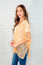 Load image into Gallery viewer, Good Days Ahead Lace Kimono In Peach
