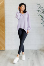 Load image into Gallery viewer, Good Things Are Coming V-Neck Top in Lavender
