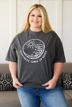 Load image into Gallery viewer, Happiness Comes in Waves Tee
